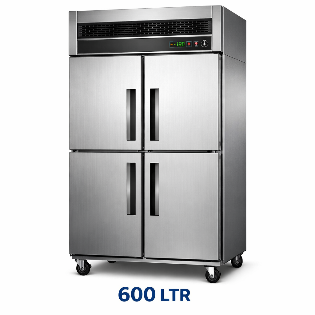 Commercial vertical freezer 4 door 600 Ltr