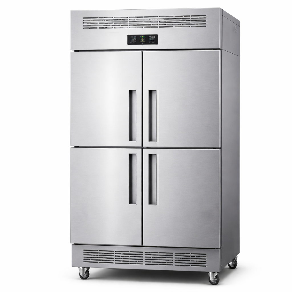 Commercial vertical freezer 4 door 800 Ltr