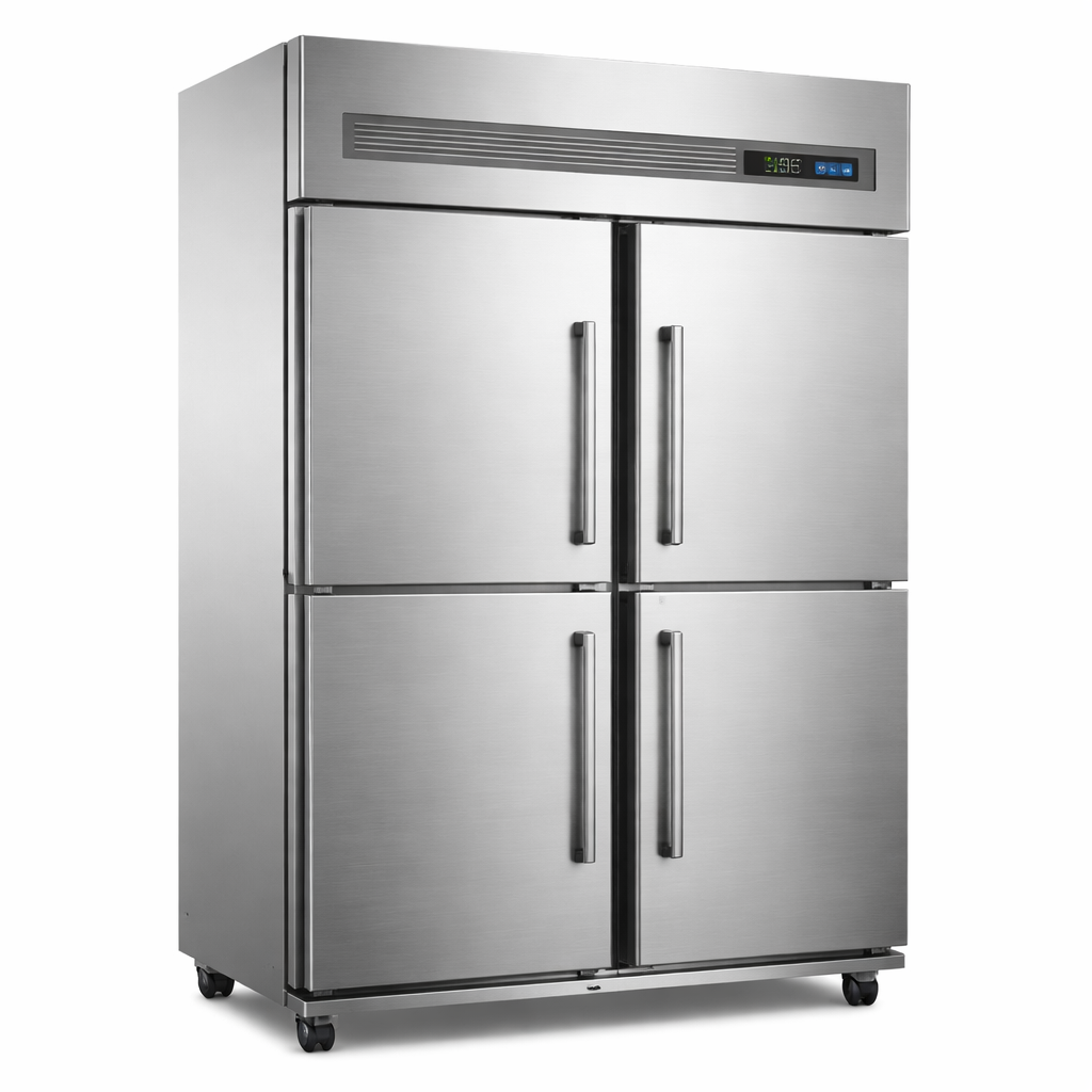 Commercial vertical freezer 4 door 1000 Ltr