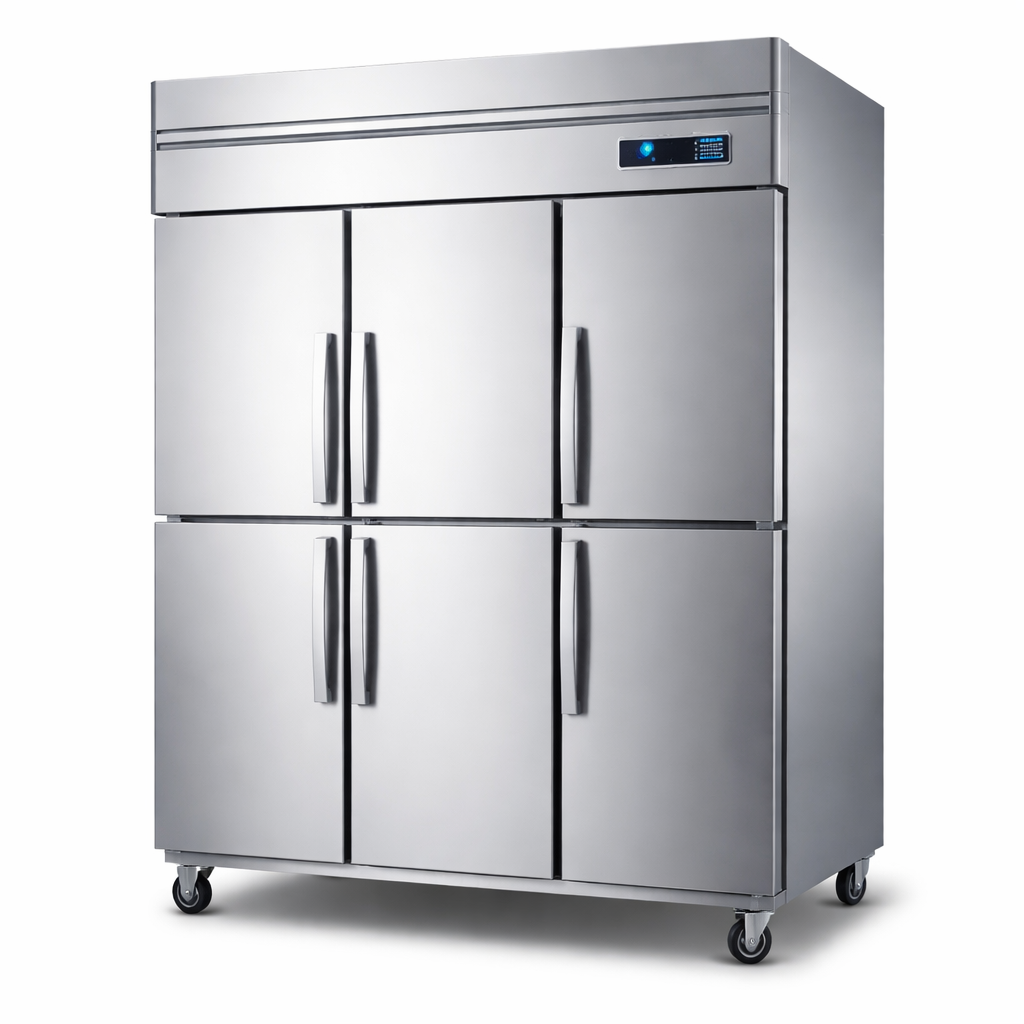 Commercial Vertical Freezer 6 door 600 ltr